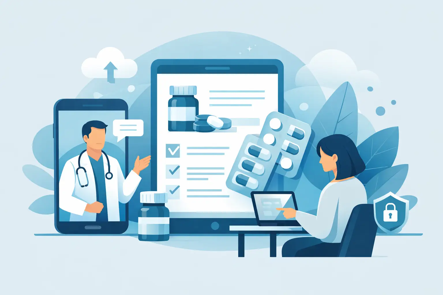 Rezeptpflichtige Therapie digital anfragen